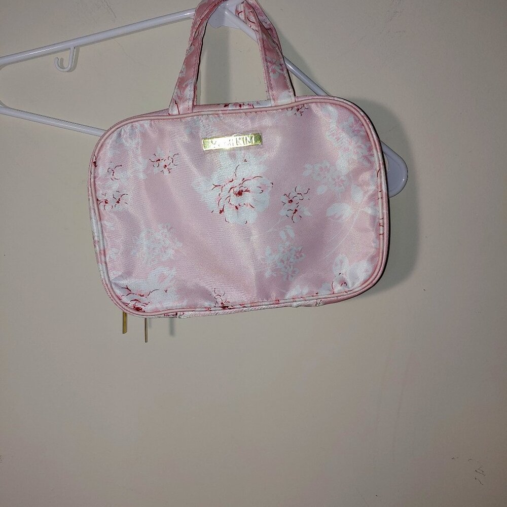 Yumi Kim Cosmetics Bag Case Floral Blush Pink